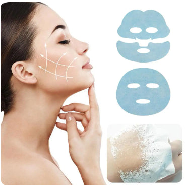 Máscara facial solúvel